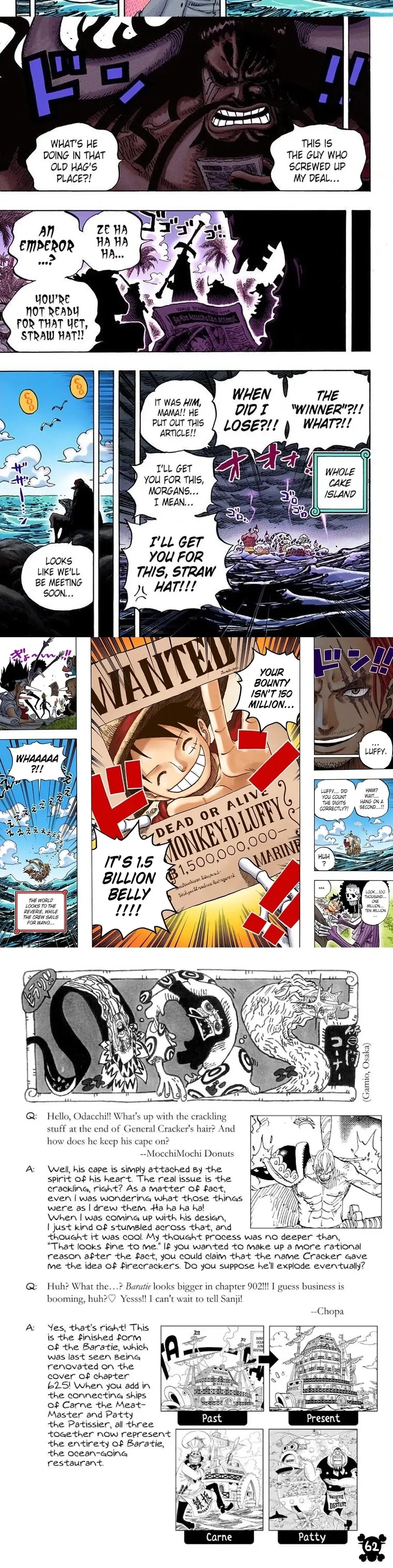 One Piece (Official Colored) Chapter 903 page 5 - 