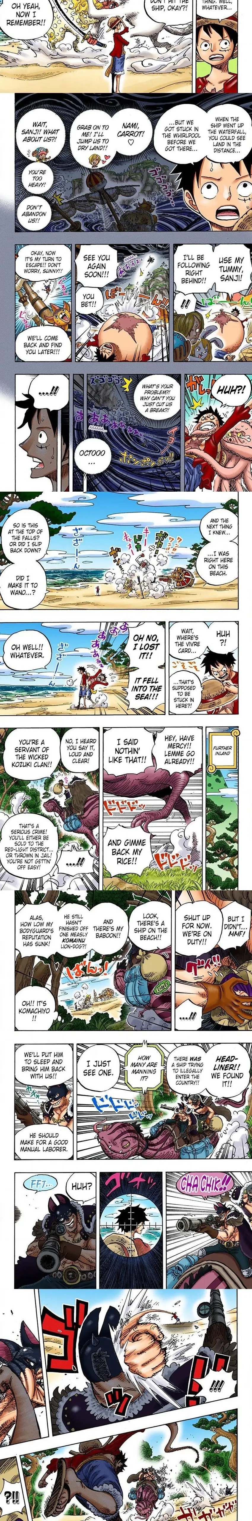 One Piece (Official Colored) Chapter 911 page 3 - 