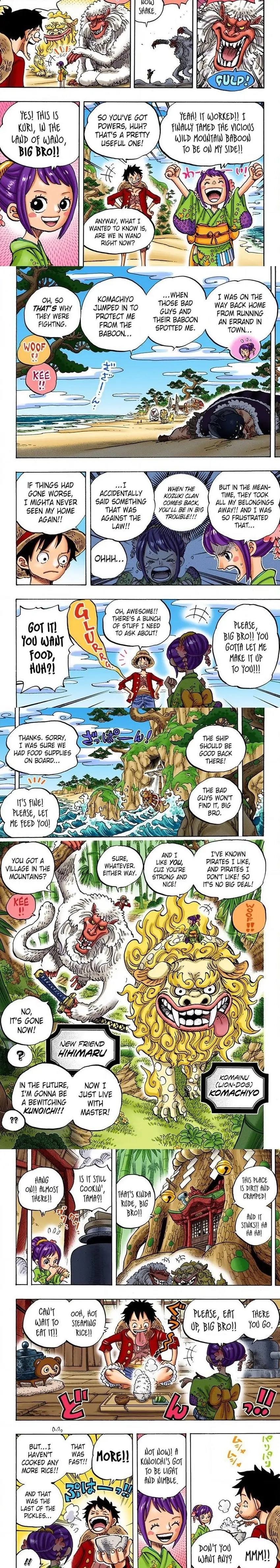 One Piece (Official Colored) Chapter 911 page 5 - 