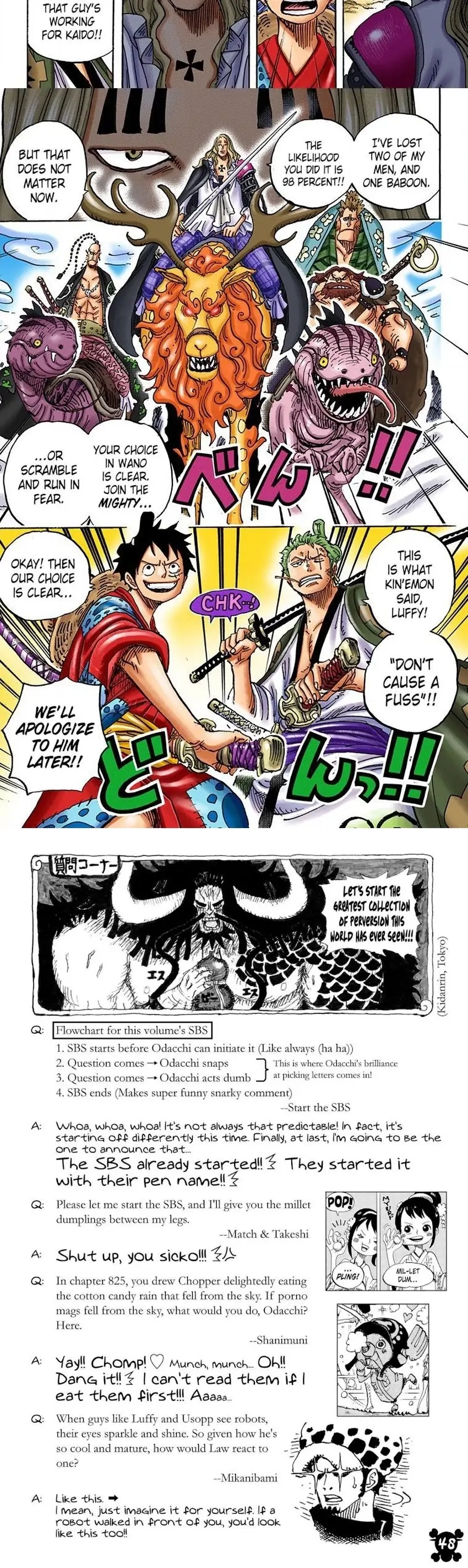 One Piece (Official Colored) Chapter 912 page 6 - 