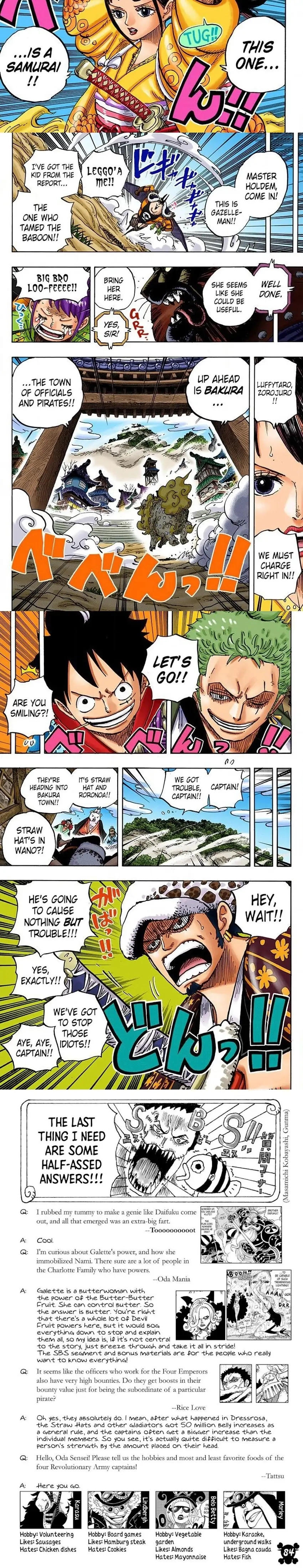 One Piece (Official Colored) Chapter 914 page 5 - 