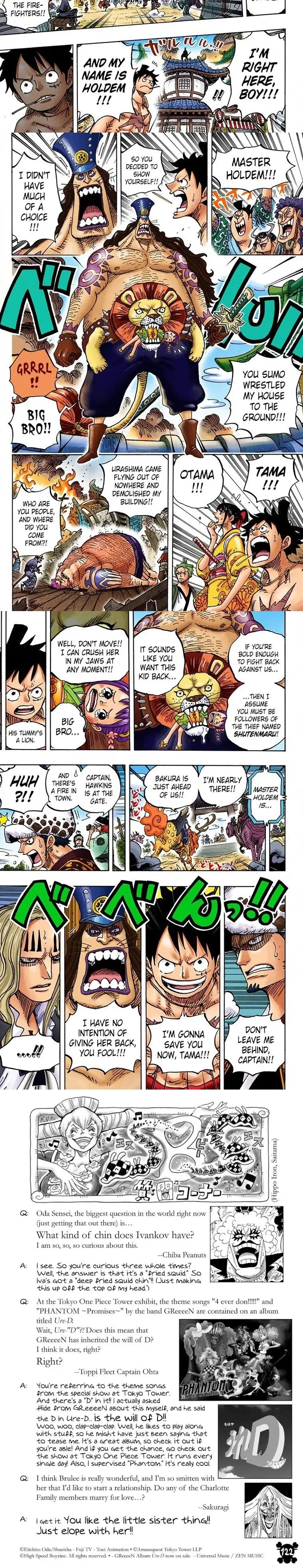 One Piece (Official Colored) Chapter 916 page 5 - 