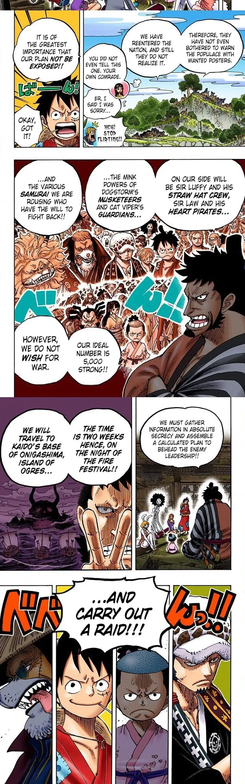 One Piece (Official Colored) Chapter 920 page 5 - 
