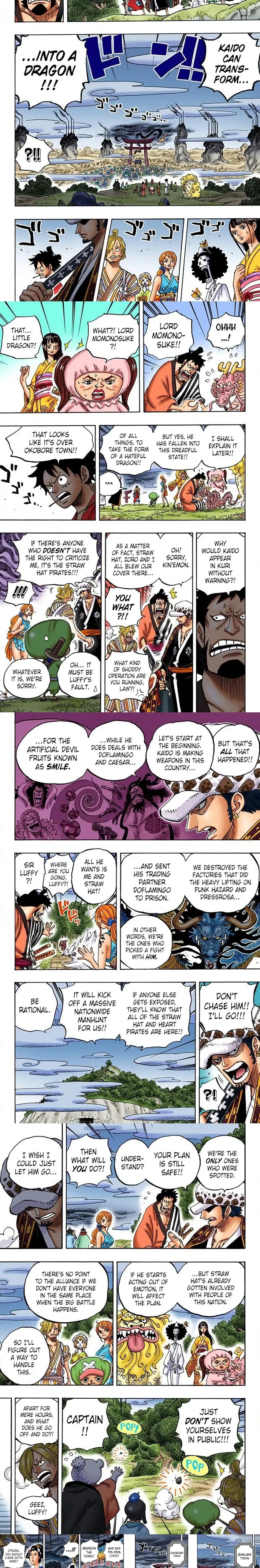 One Piece (Official Colored) Chapter 922 page 3 - 