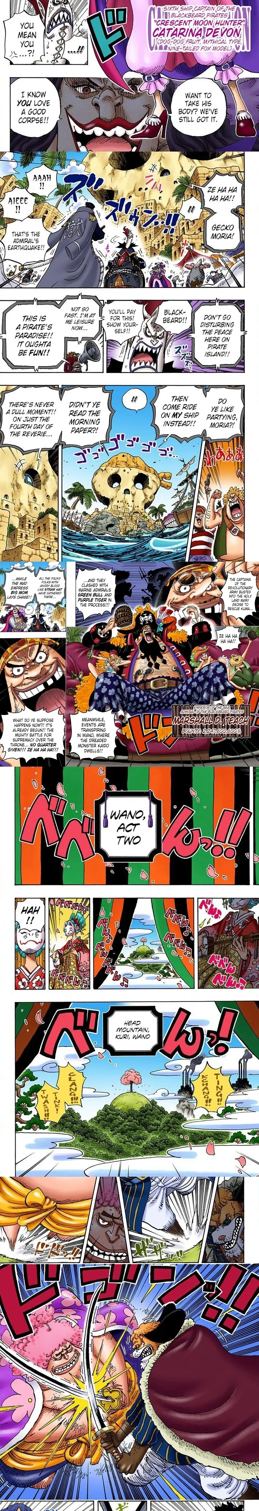 One Piece (Official Colored) Chapter 925 page 3 - 