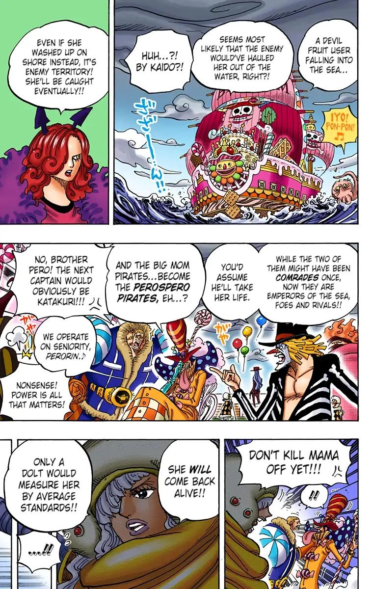 One Piece (Official Colored) Chapter 934 page 3 - 