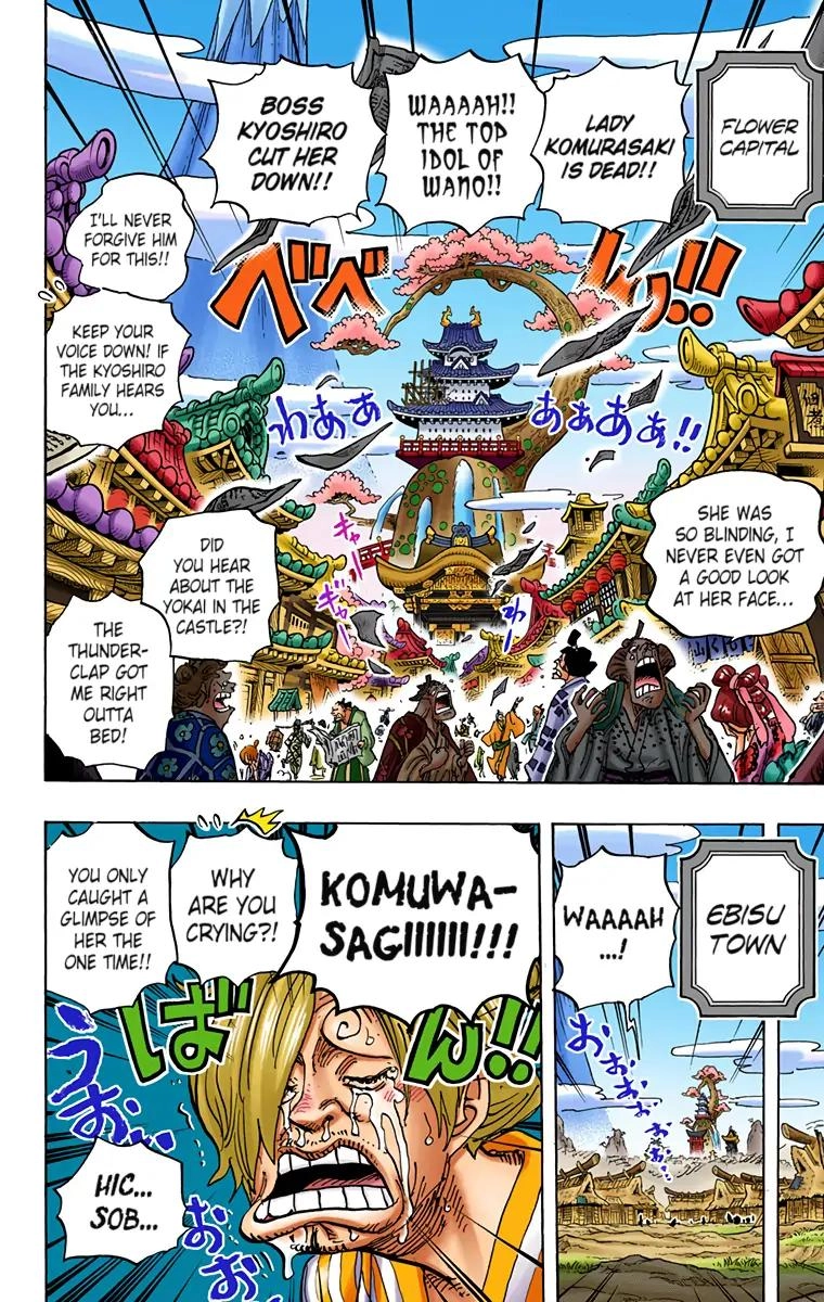 One Piece (Official Colored) Chapter 934 page 10 - 