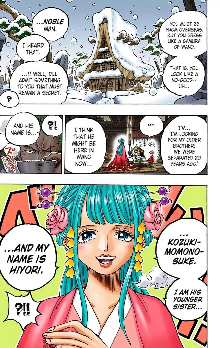 One Piece (Official Colored) Chapter 938 page 13 - 