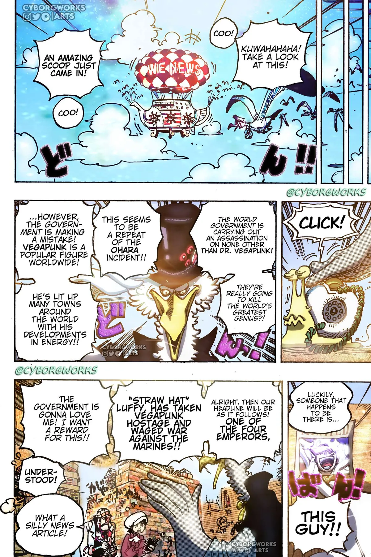 One Piece Chapter 1072.2 page 19 - 