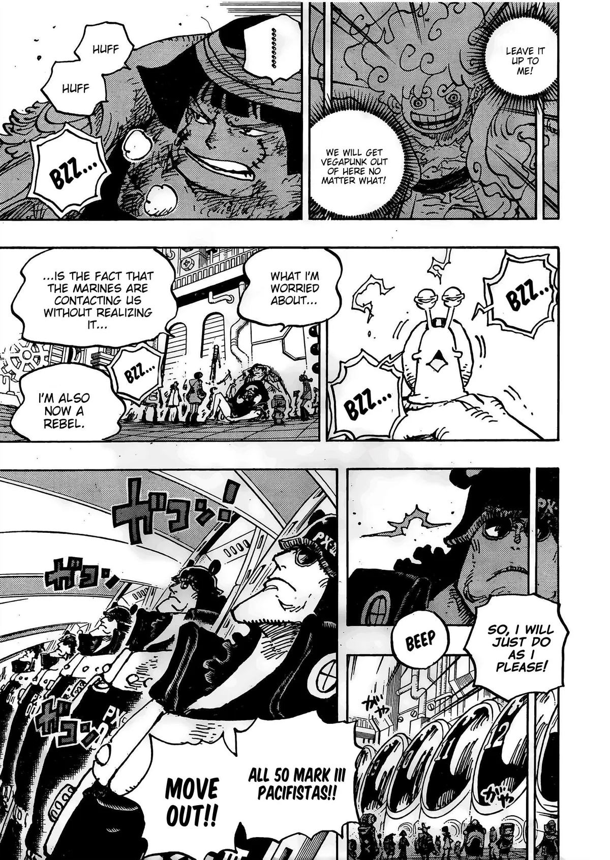 One Piece Chapter 1072.2 page 6 - 