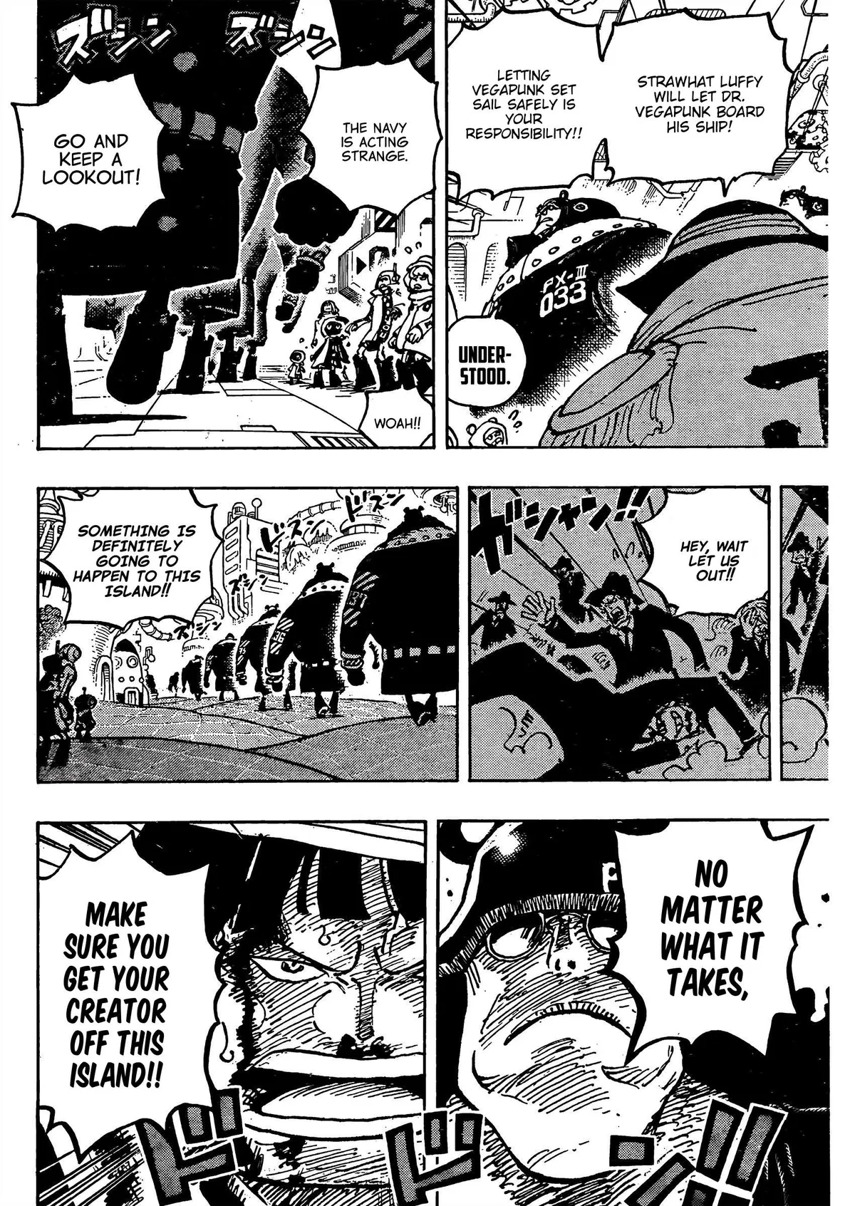 One Piece Chapter 1072.2 page 7 - 