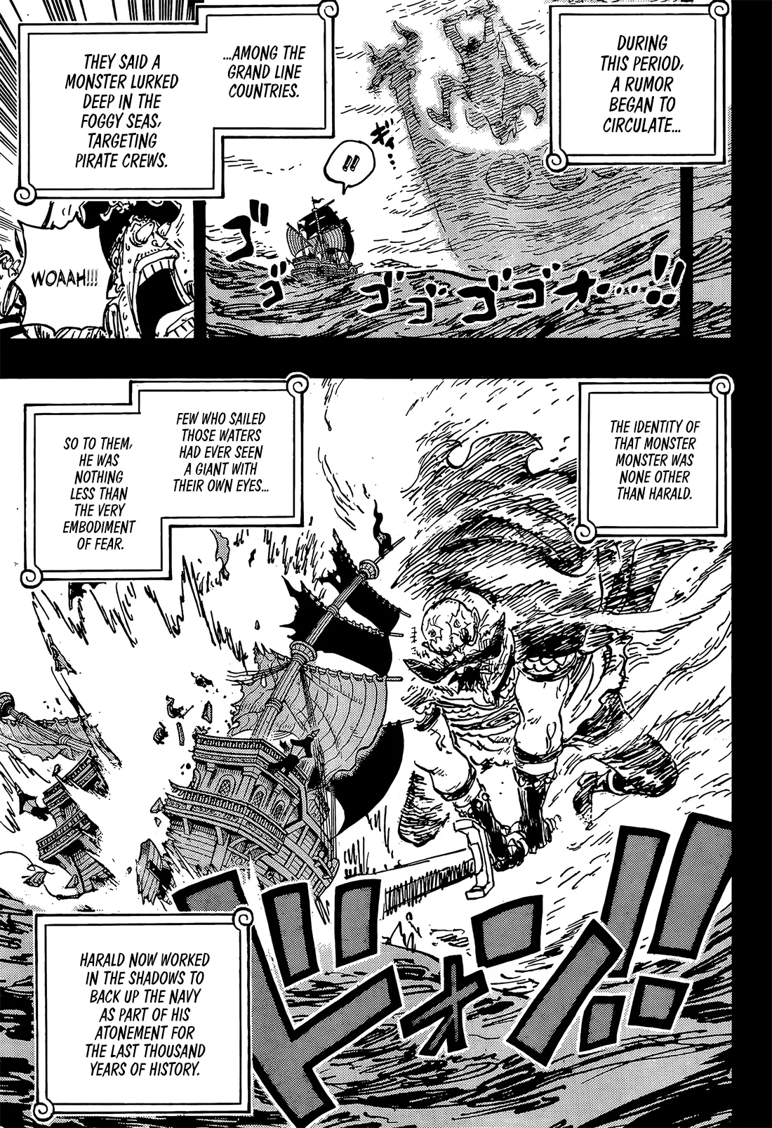 One Piece Chapter 1167 page 4 - 