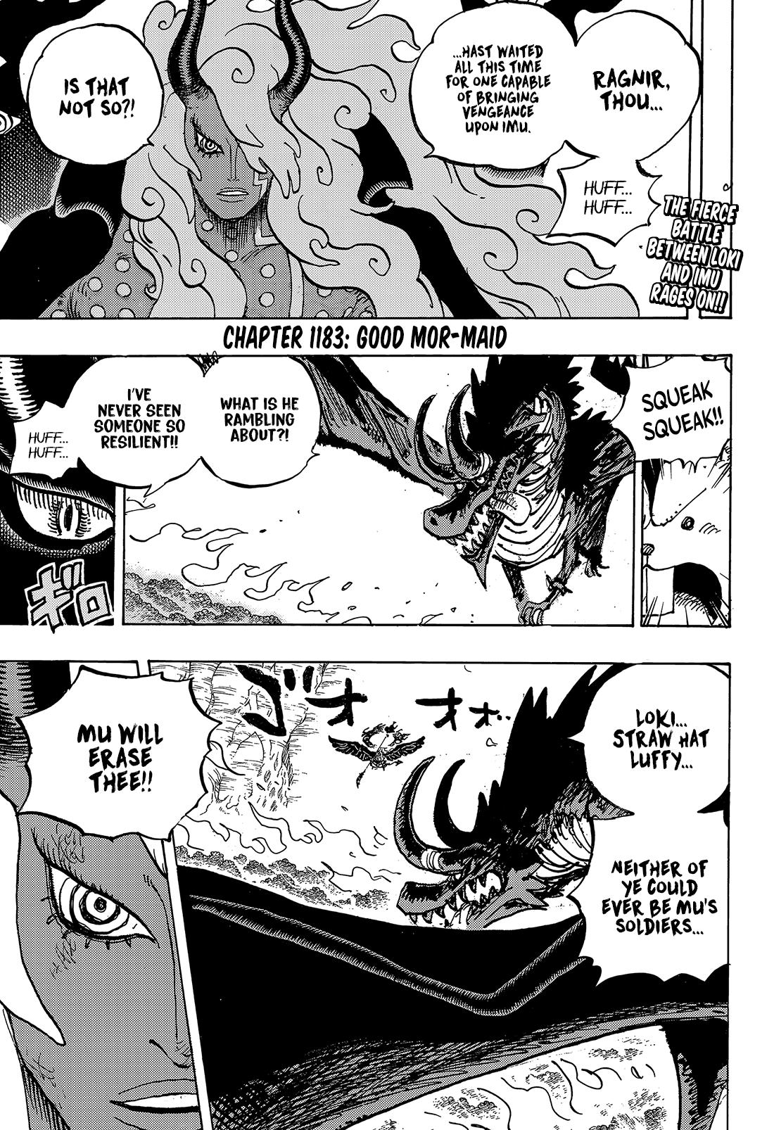 One Piece Chapter 1183 page 3 - 