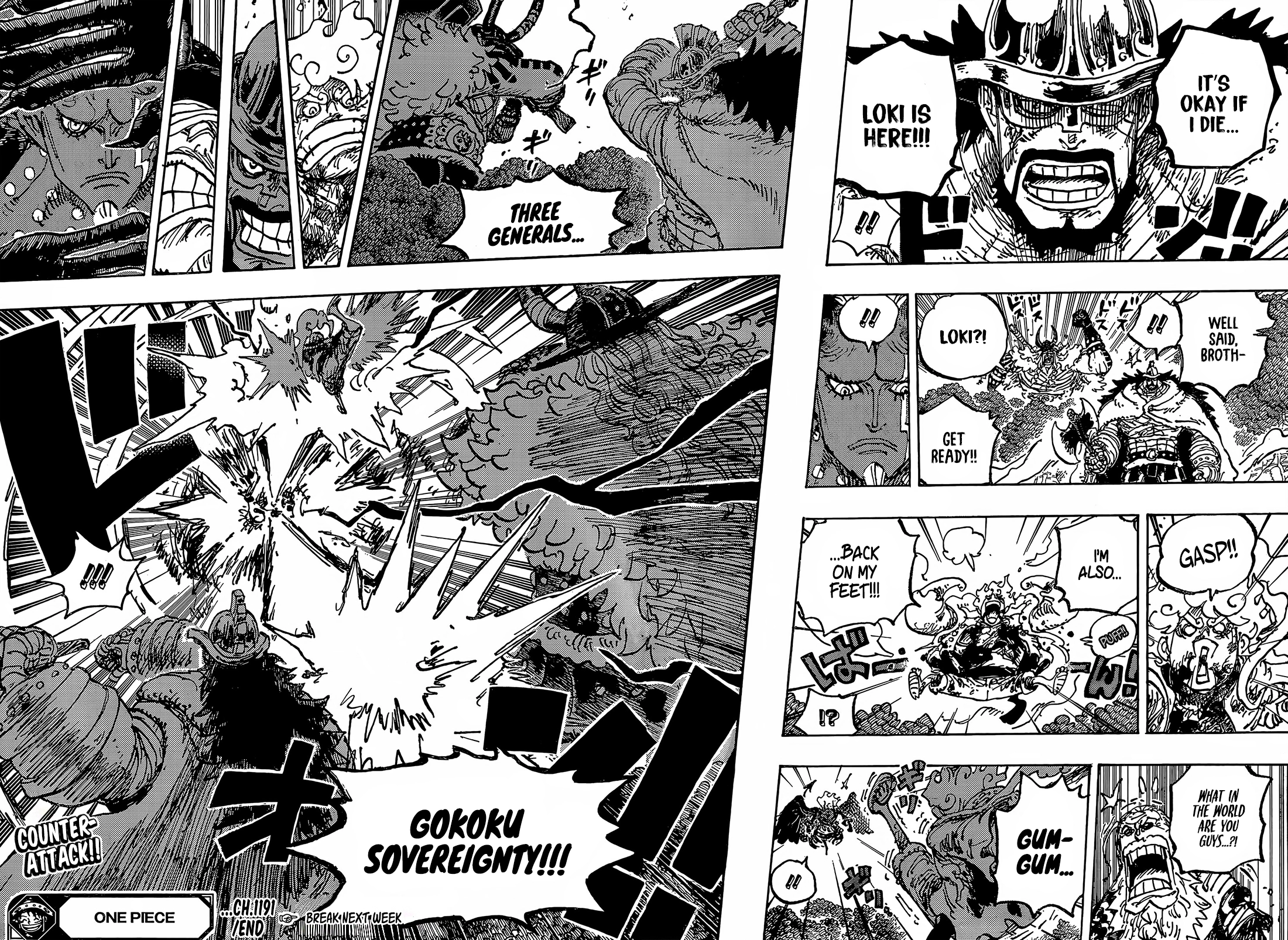 One Piece Chapter 1191 page 13 - 