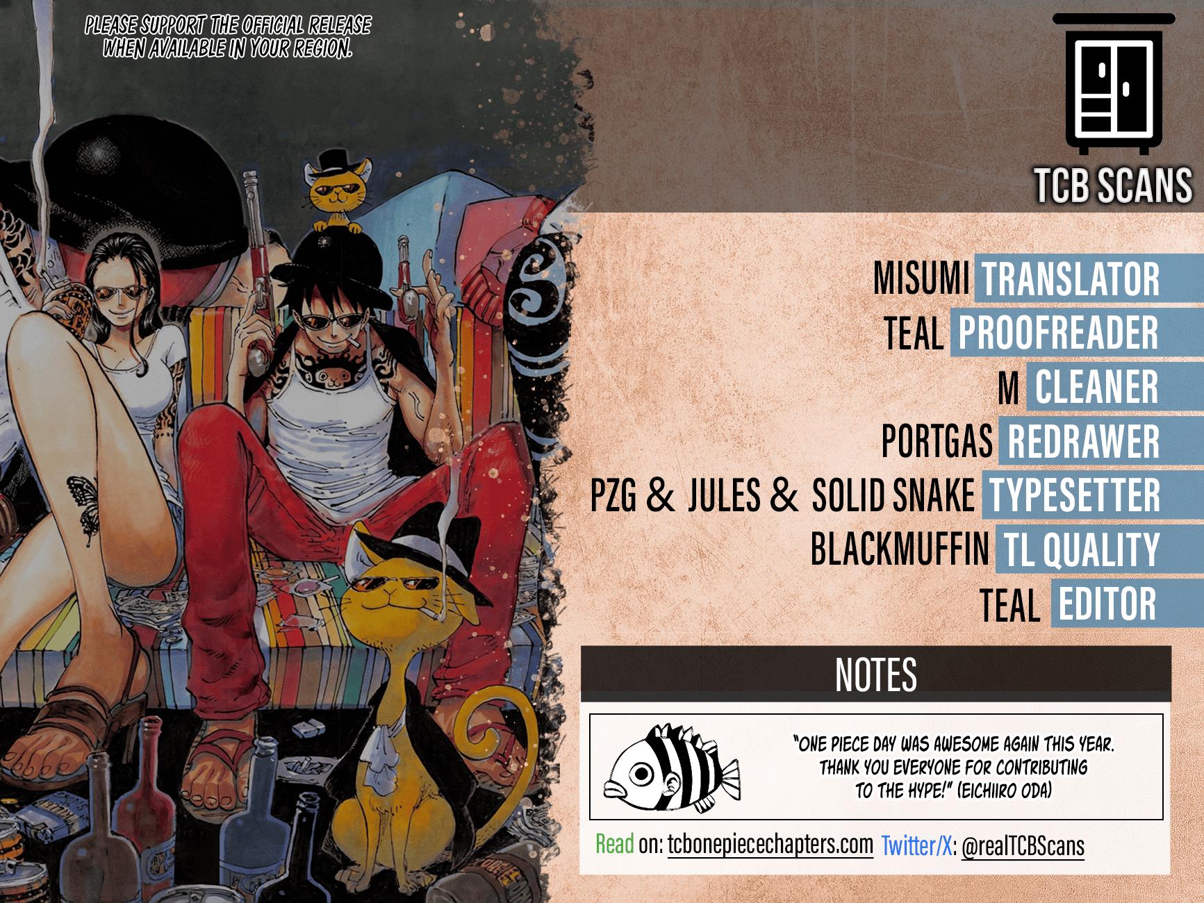 One Piece Chapter 1193 page 2 - 
