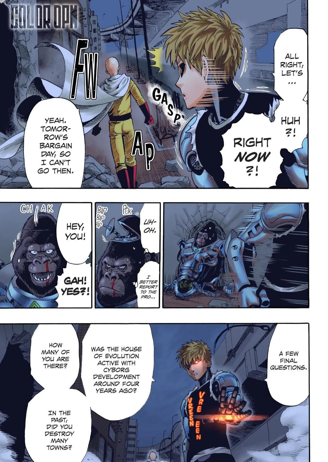 Read One-Punch Man (Fan Colored) (Colored) chapter 9 image 28 on Lezhin
