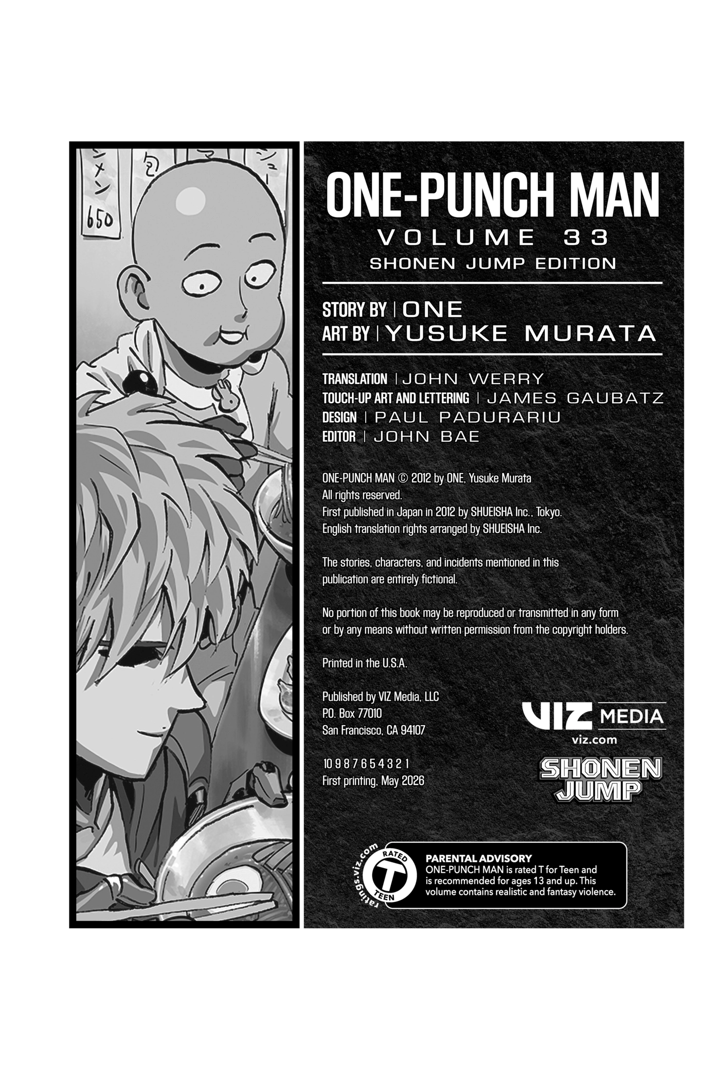 Read One Punch Man chapter 0 image 184 on Lezhin
