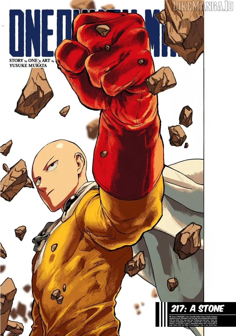 Read One Punch Man chapter 217 image 1 on Lezhin