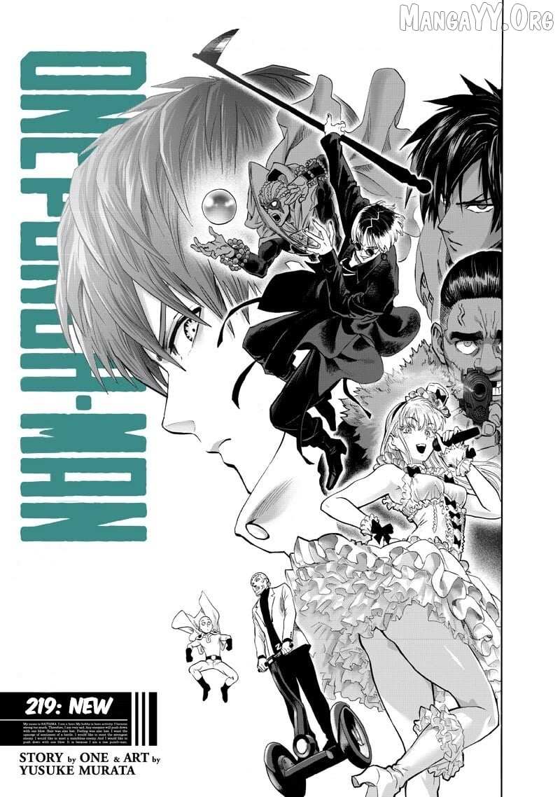 Read One Punch Man chapter 219 image 1 on Lezhin