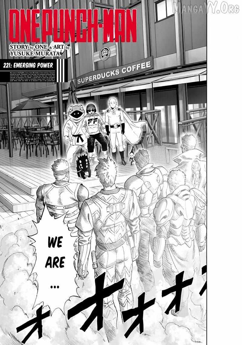 Read One Punch Man chapter 221 image 1 on Lezhin