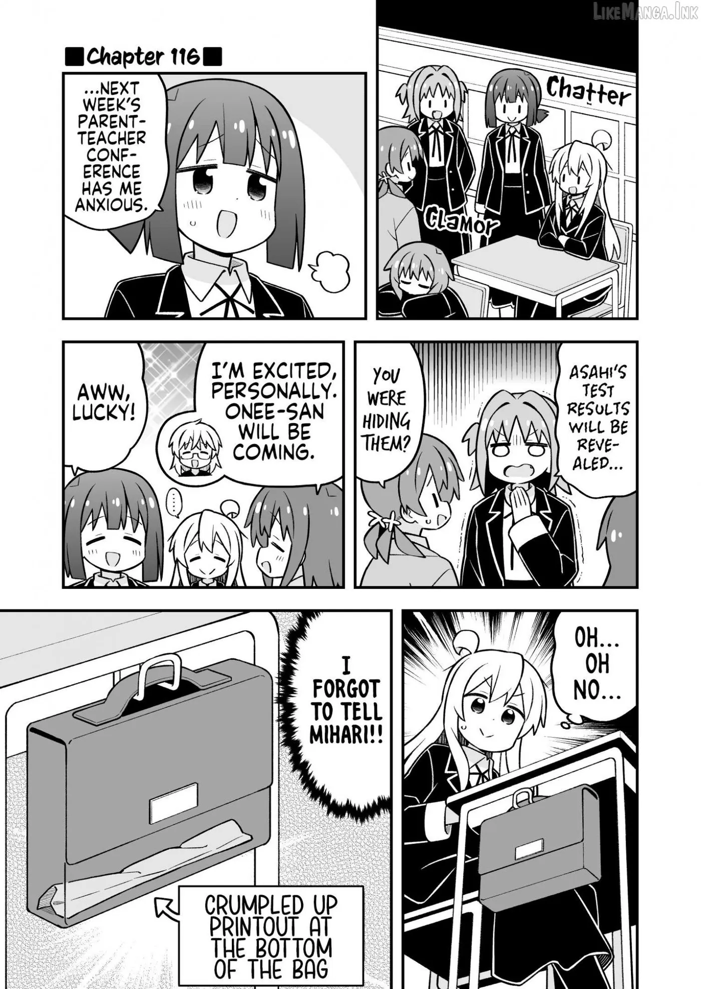 Onii-chan is done for Chapter 116 page 1 - 