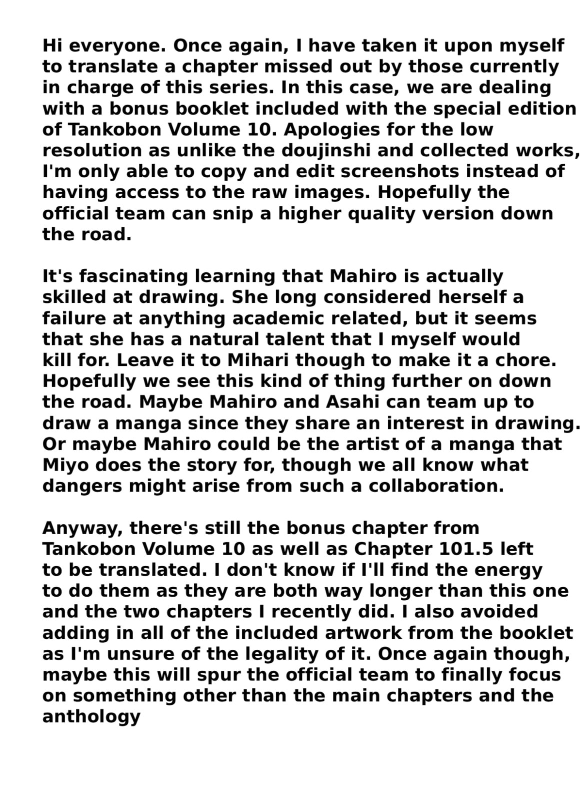 ONIMAI: I'm Now Your Sister! Chapter 100.9 page 5 - 