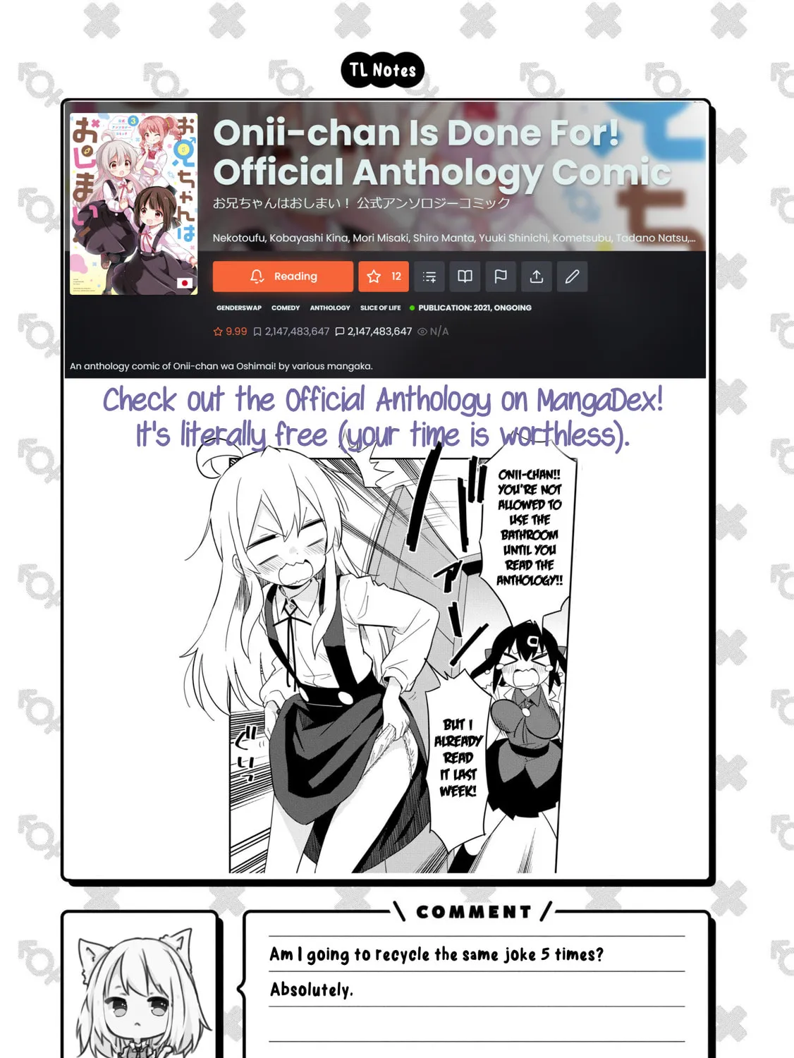 ONIMAI: I'm Now Your Sister! Chapter 66.5 page 11 - 