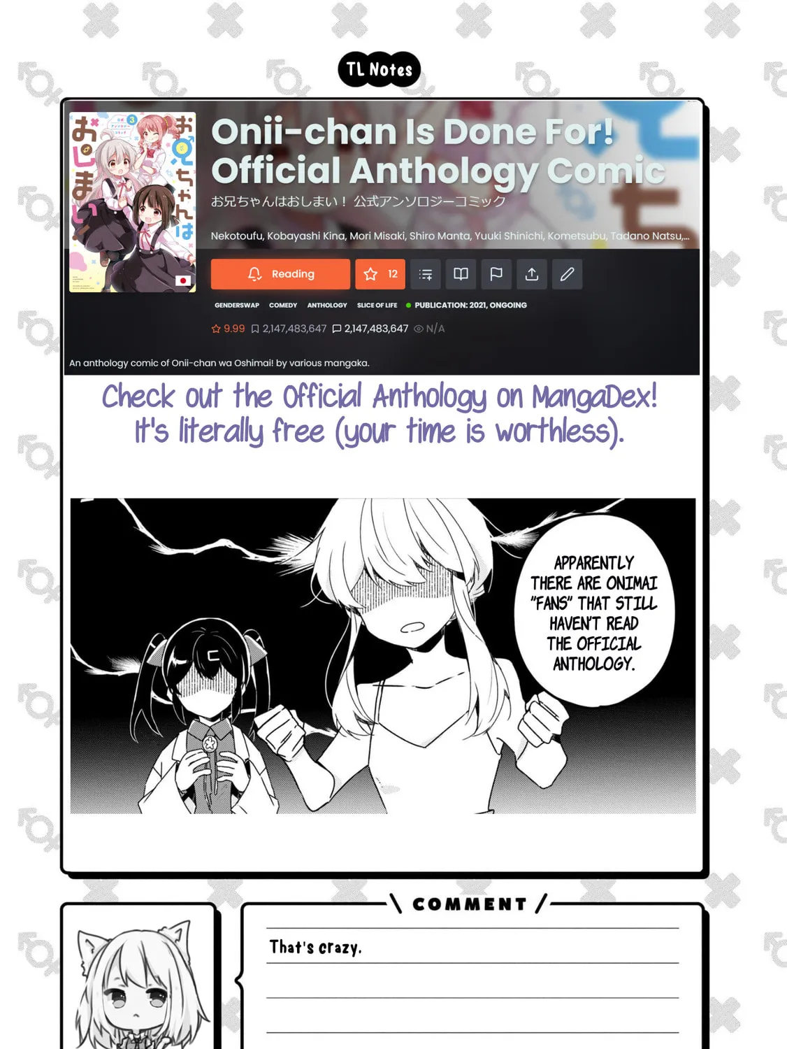 ONIMAI: I'm Now Your Sister! Chapter 69.5 page 13 - 