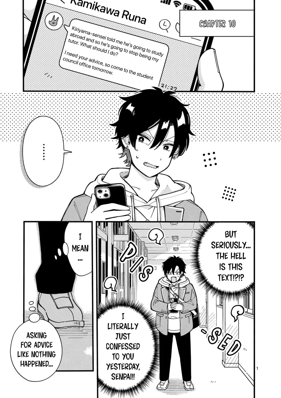 Ookami wa Tsuki ni Koi wo Suru Chapter 10 page 1 - 