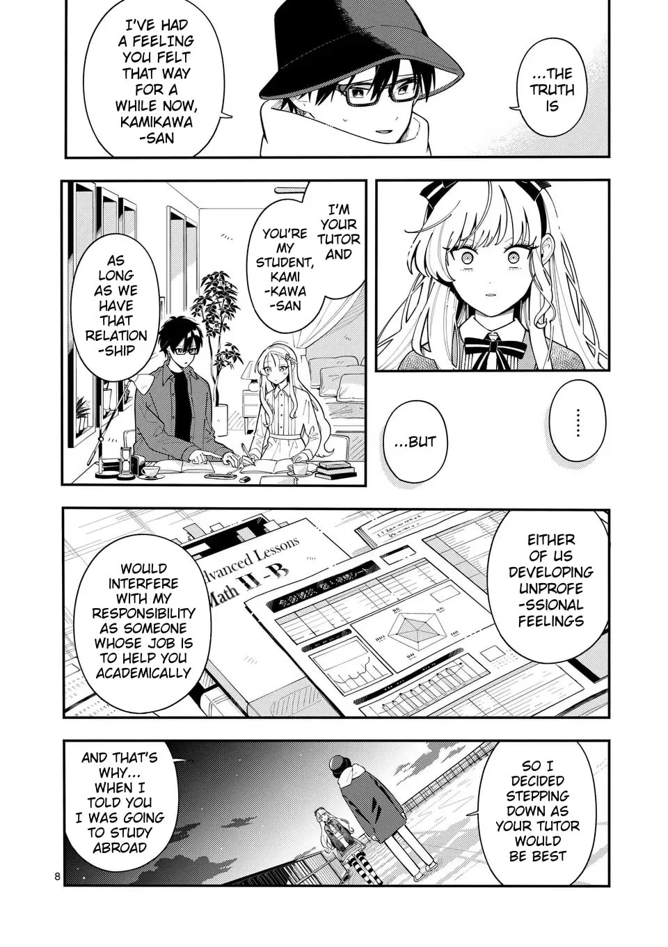 Ookami wa Tsuki ni Koi wo Suru Chapter 24 page 8 - 