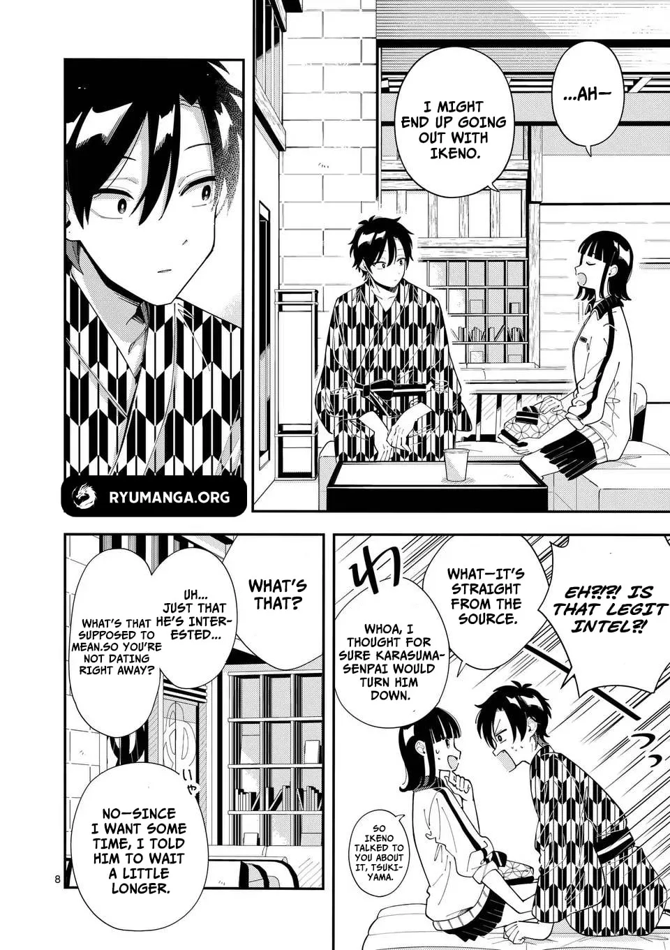 Ookami wa Tsuki ni Koi wo Suru Chapter 33 page 8 - 