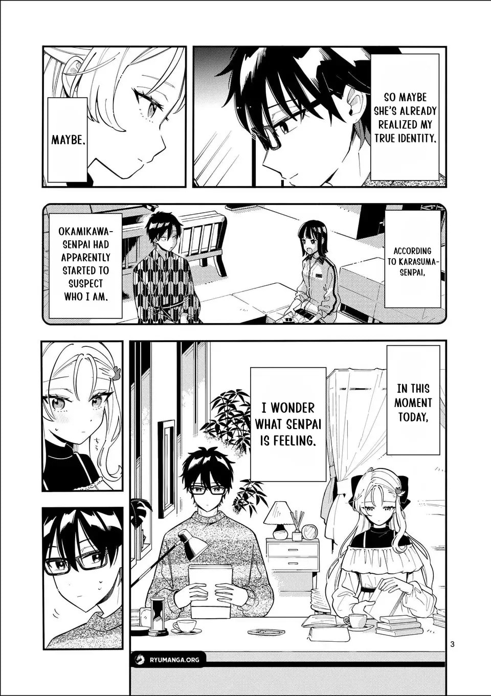 Ookami wa Tsuki ni Koi wo Suru Chapter 38 page 3 - 