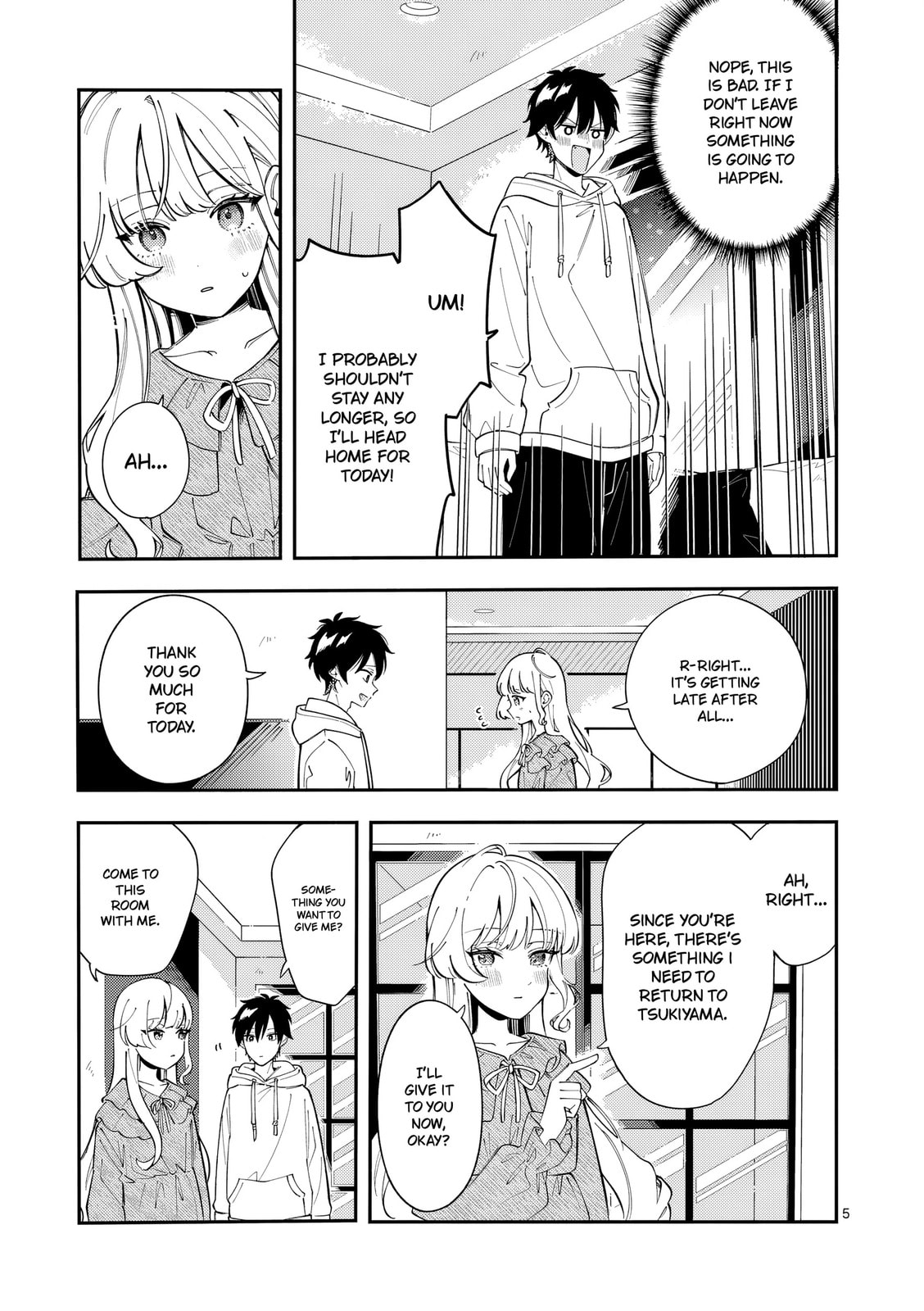Ookami wa Tsuki ni Koi wo Suru Chapter 44 page 5 - 