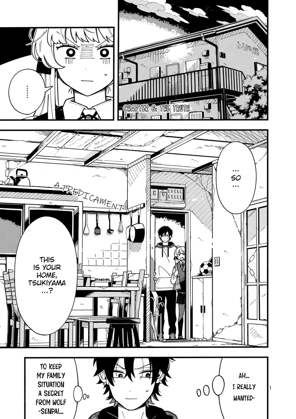Ookami wa Tsuki ni Koi wo Suru Chapter 6 page 1 - 