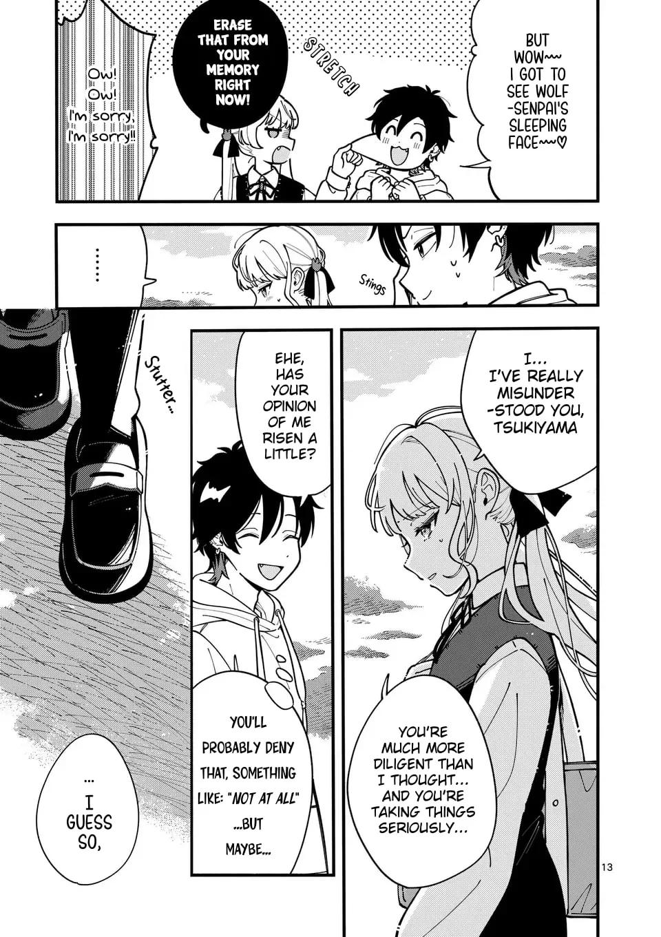 Ookami wa Tsuki ni Koi wo Suru Chapter 6 page 13 - 