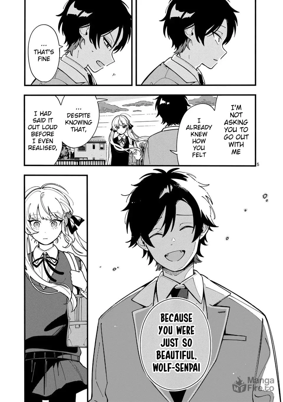 Ookami wa Tsuki ni Koi wo Suru Chapter 8 page 5 - 