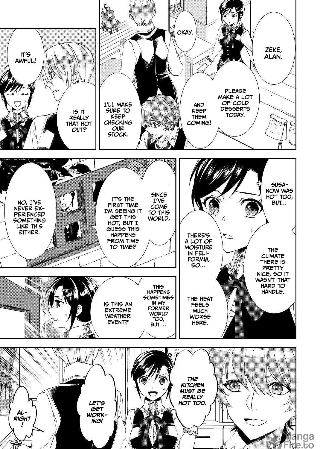 Read Opening a Café in Another World chapter 63 image 9 on Lezhin