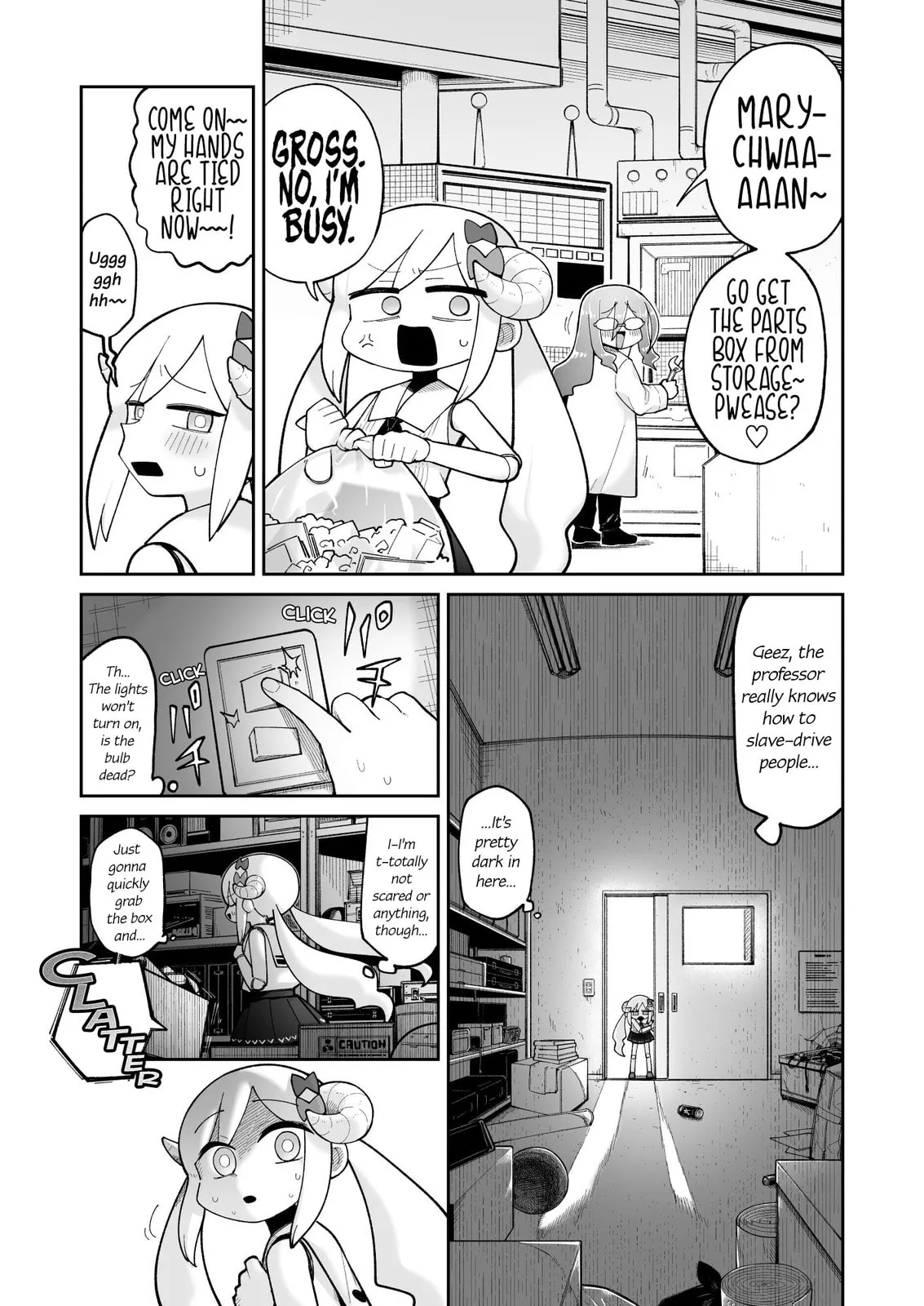 Osana Robot to Abunai Hakase Chapter 27 page 1 - 