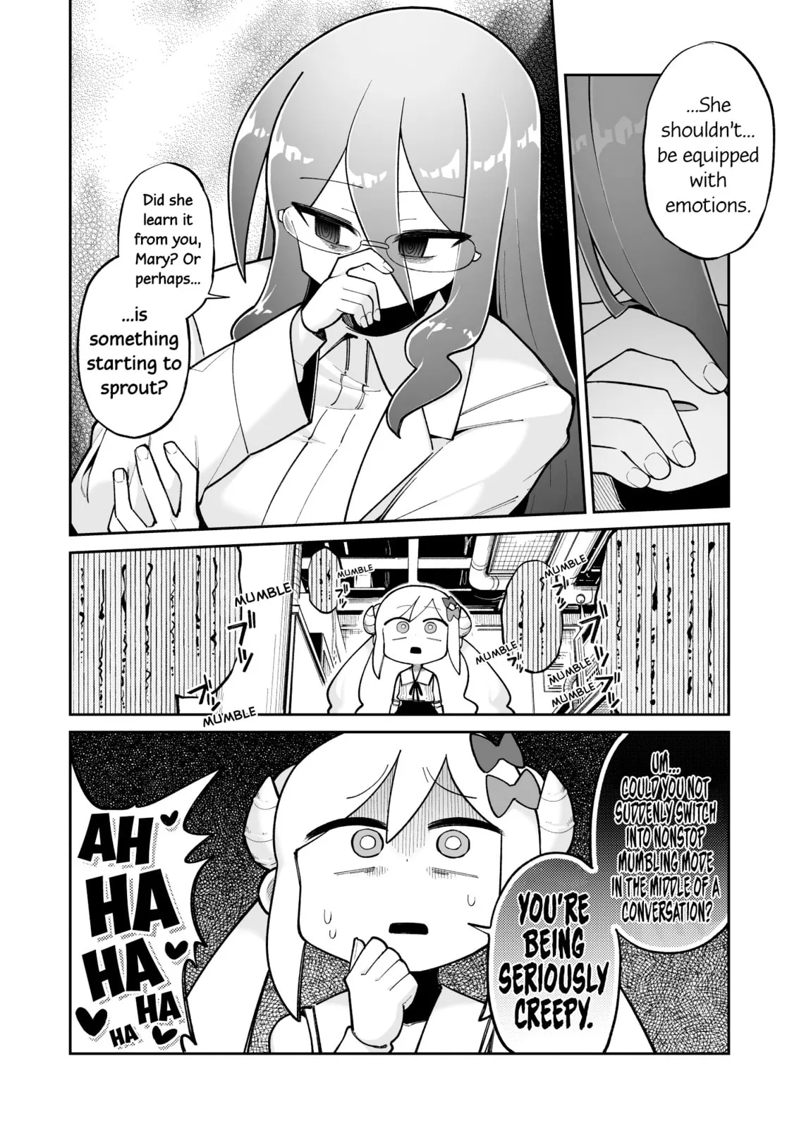 Osana Robot to Abunai Hakase Chapter 40 page 2 - 