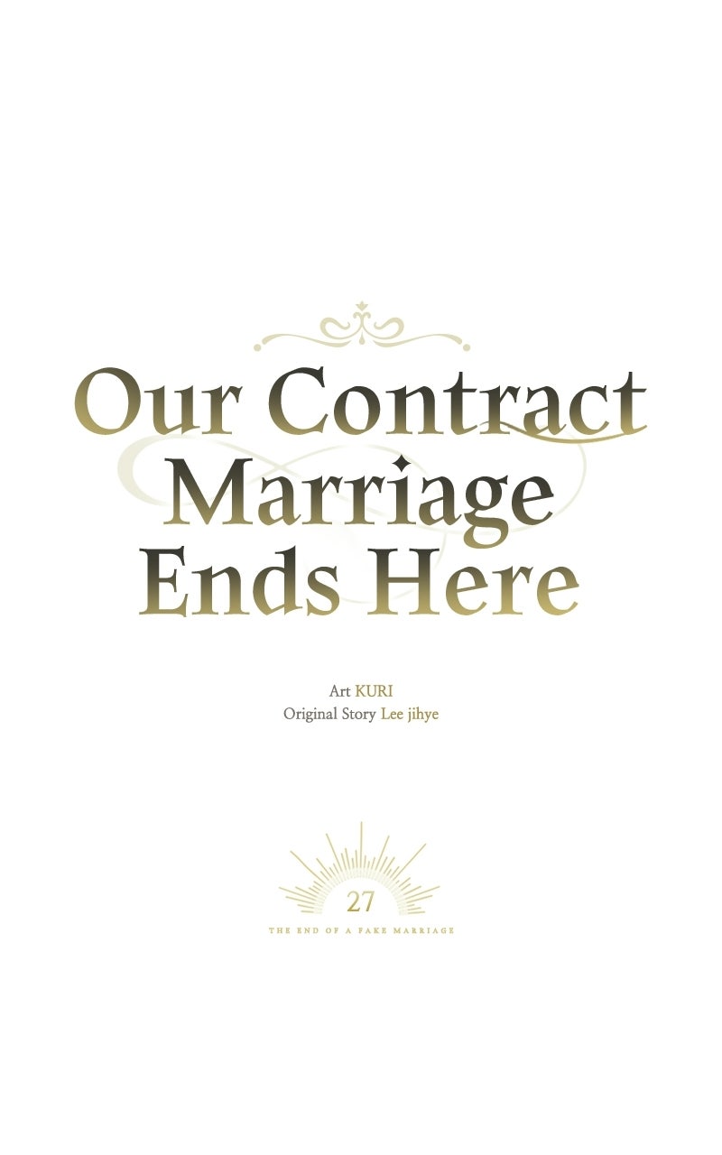 Read Our Contract Marriage Ends Here chapter 27 image 6 on Lezhin