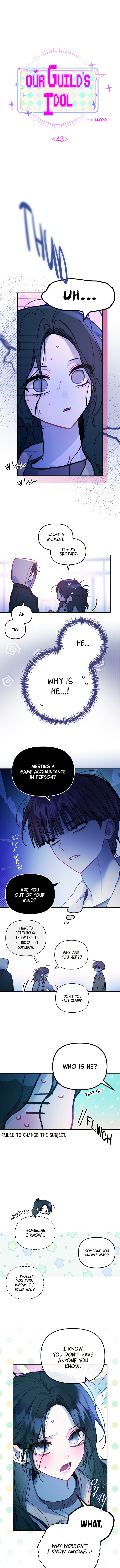 Read Our Guild’s Idol chapter 43.1 image 5 on Lezhin