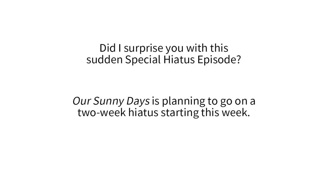 Read Our Sunny Days chapter 48.1 image 1 on Lezhin