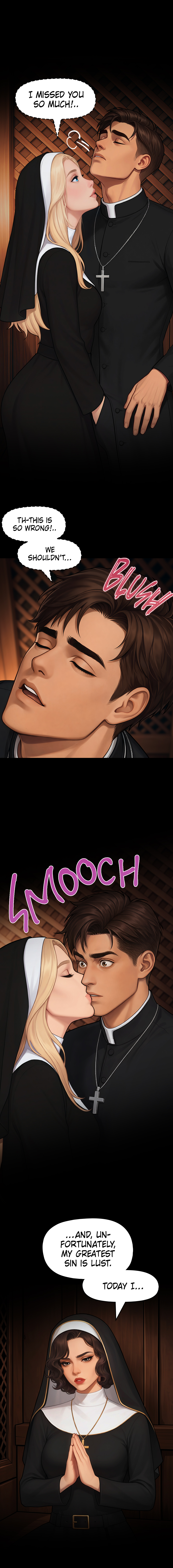 Read Our Unholy Vows chapter 3 image 8 on Lezhin