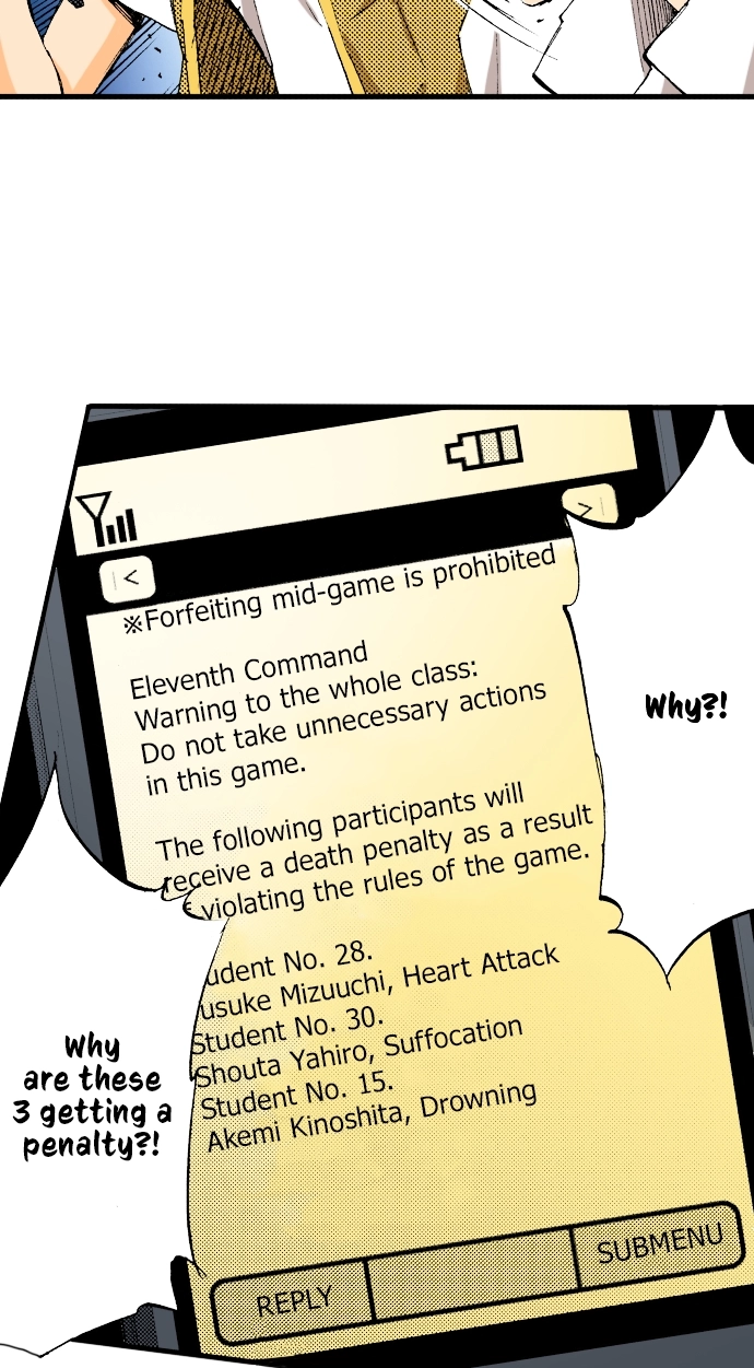 Ousama Game Chapter 49 page 3 - 