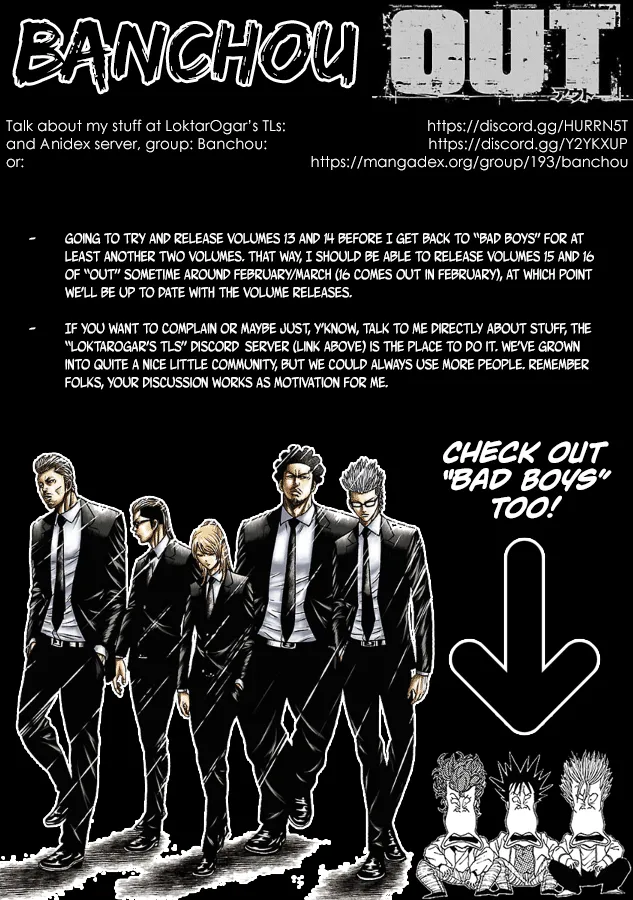 Out (Makoto Mizuta) Chapter 113 page 1 - 