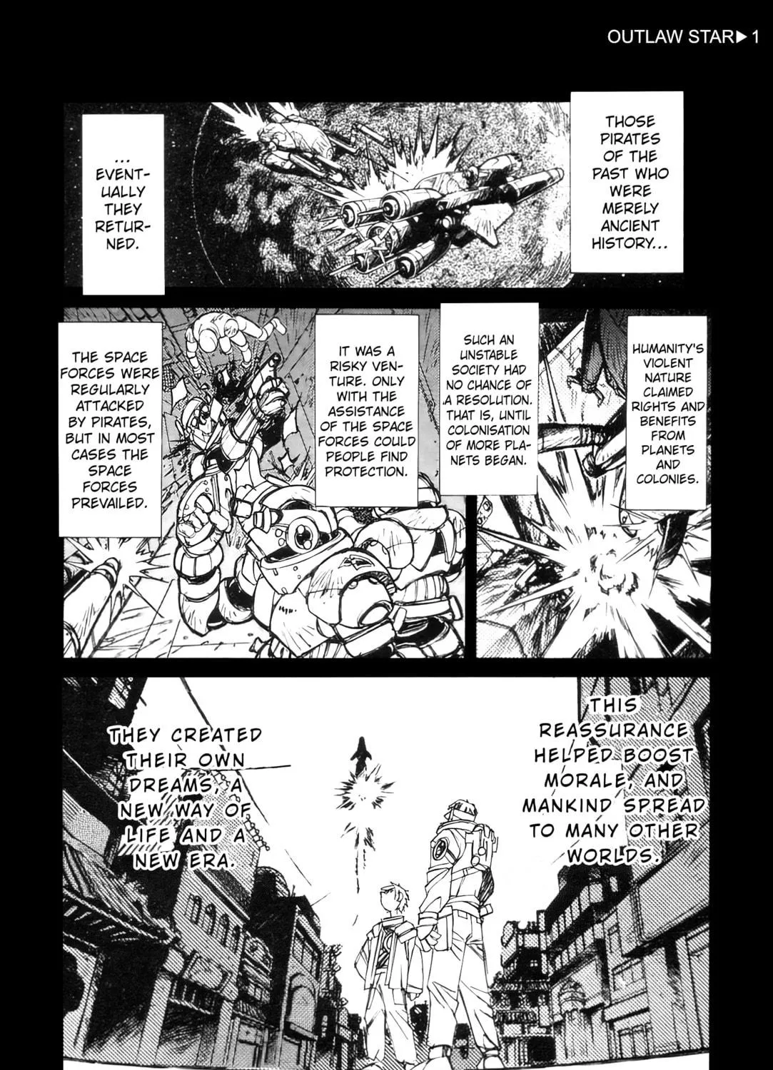 Read Outlaw Star chapter 1 image 10 on Lezhin