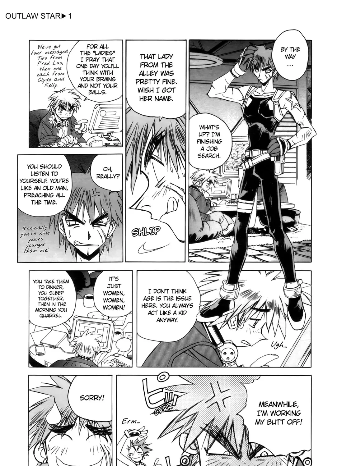Read Outlaw Star chapter 1 image 80 on Lezhin