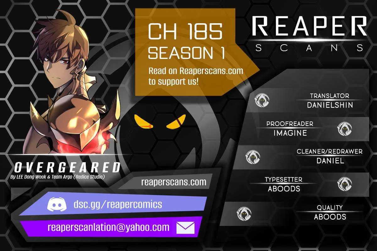 Read Overgeared (Team Argo) chapter 185 image 0 on Lezhin