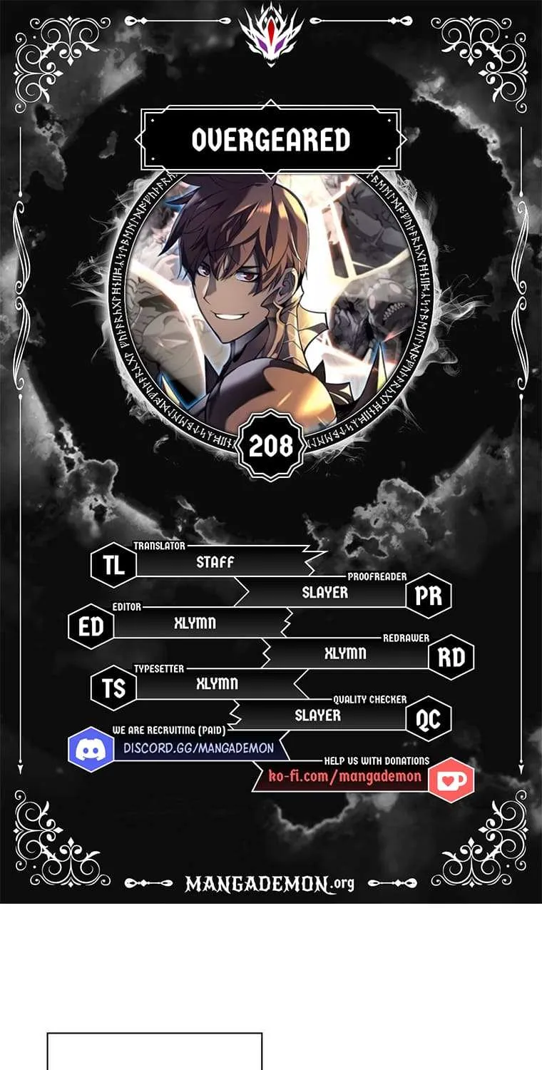 Read Overgeared (Team Argo) chapter 208 image 1 on Lezhin