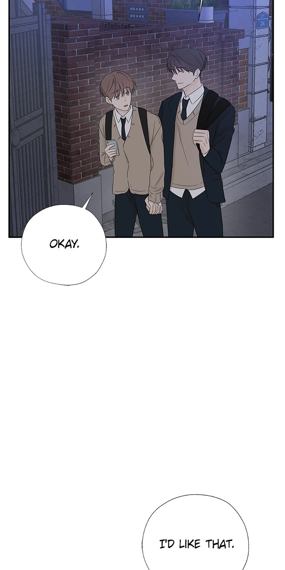 Read Overlooking Your Eyes chapter 26 image 3 on Lezhin